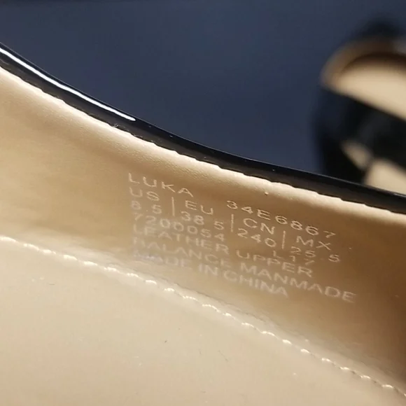 Calvin Klein Luka Patent Slingback Kitten Heel - Picture 9 of 10